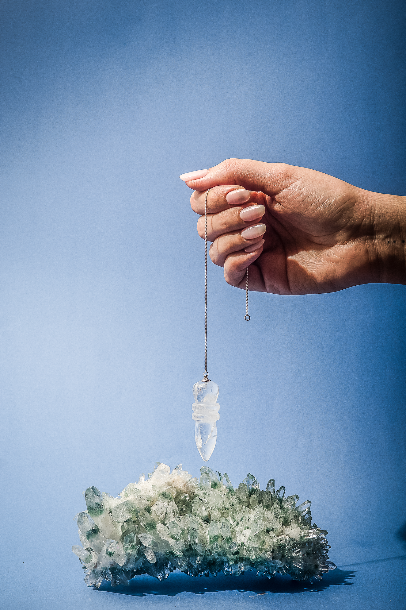 Big Crystal Pendulum - Anna Michielan Jewelry