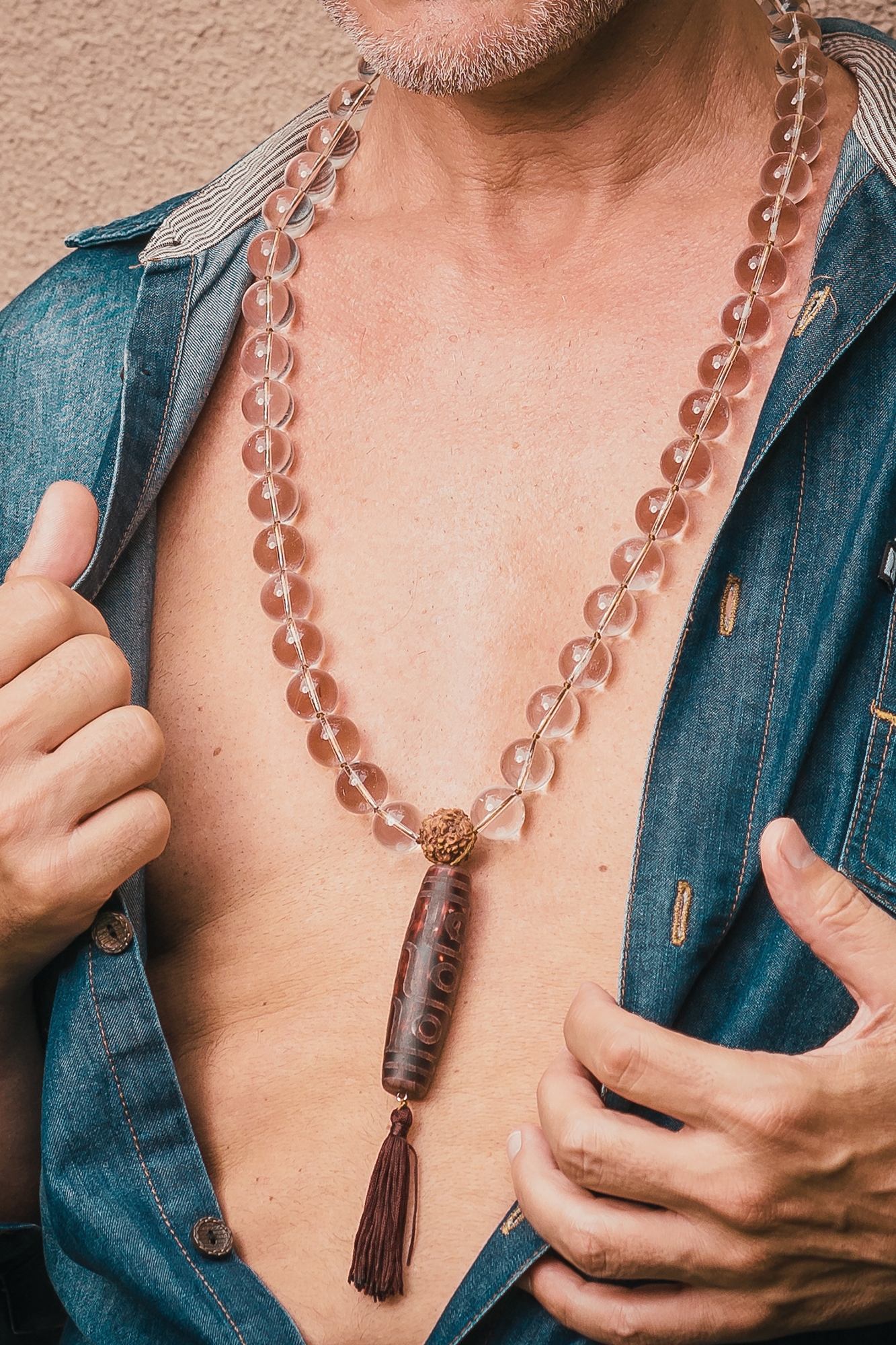 Connect to Self Long Necklace - Anna Michielan Jewelry