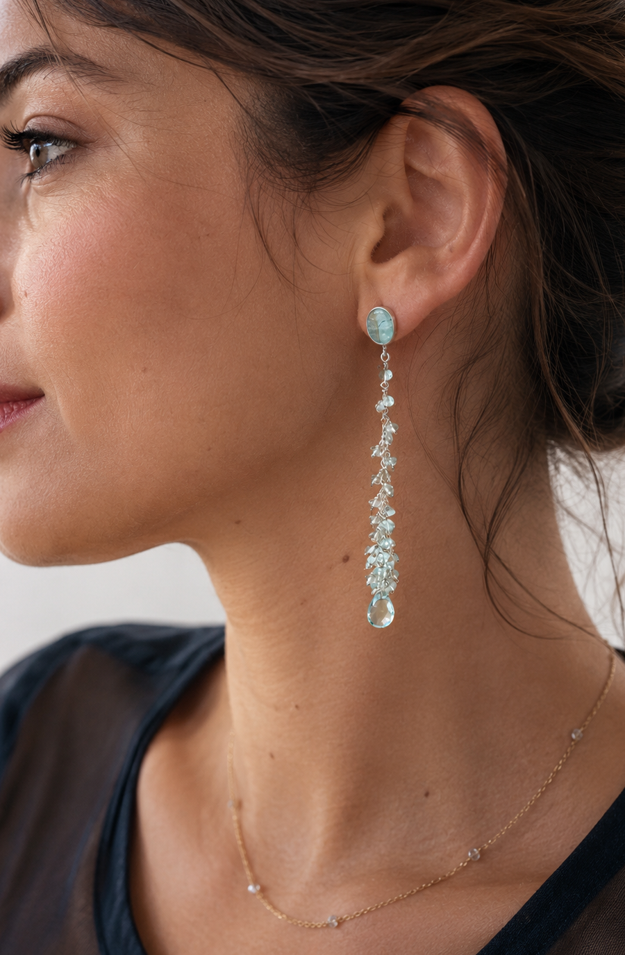 Calming Silver Earrings