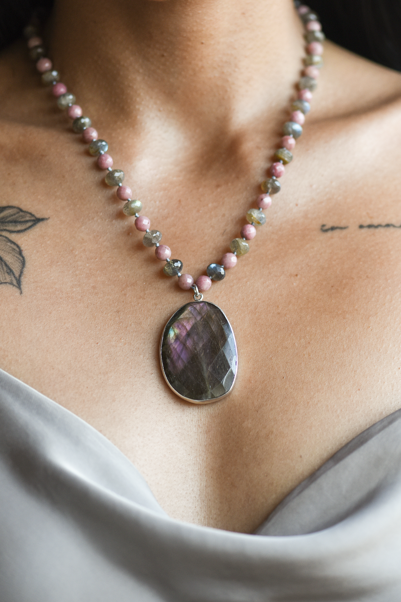Universal Energy Short Necklace - Anna Michielan Jewelry