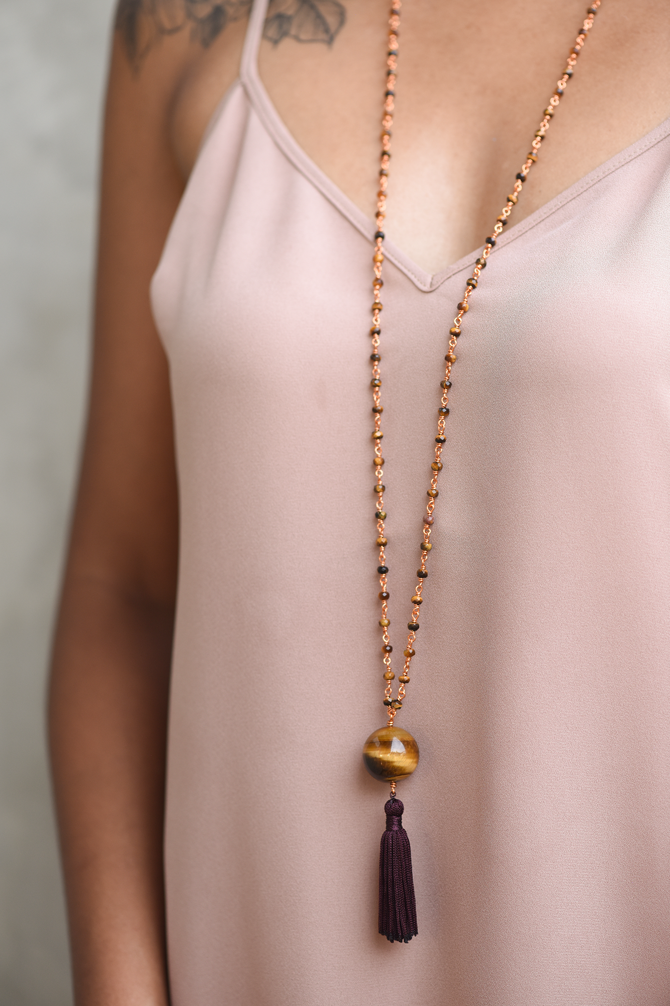 Uplifting Mala Necklace - Anna Michielan Jewelry