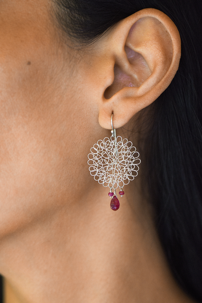 Passion Silver Earrings - Anna Michielan Jewelry