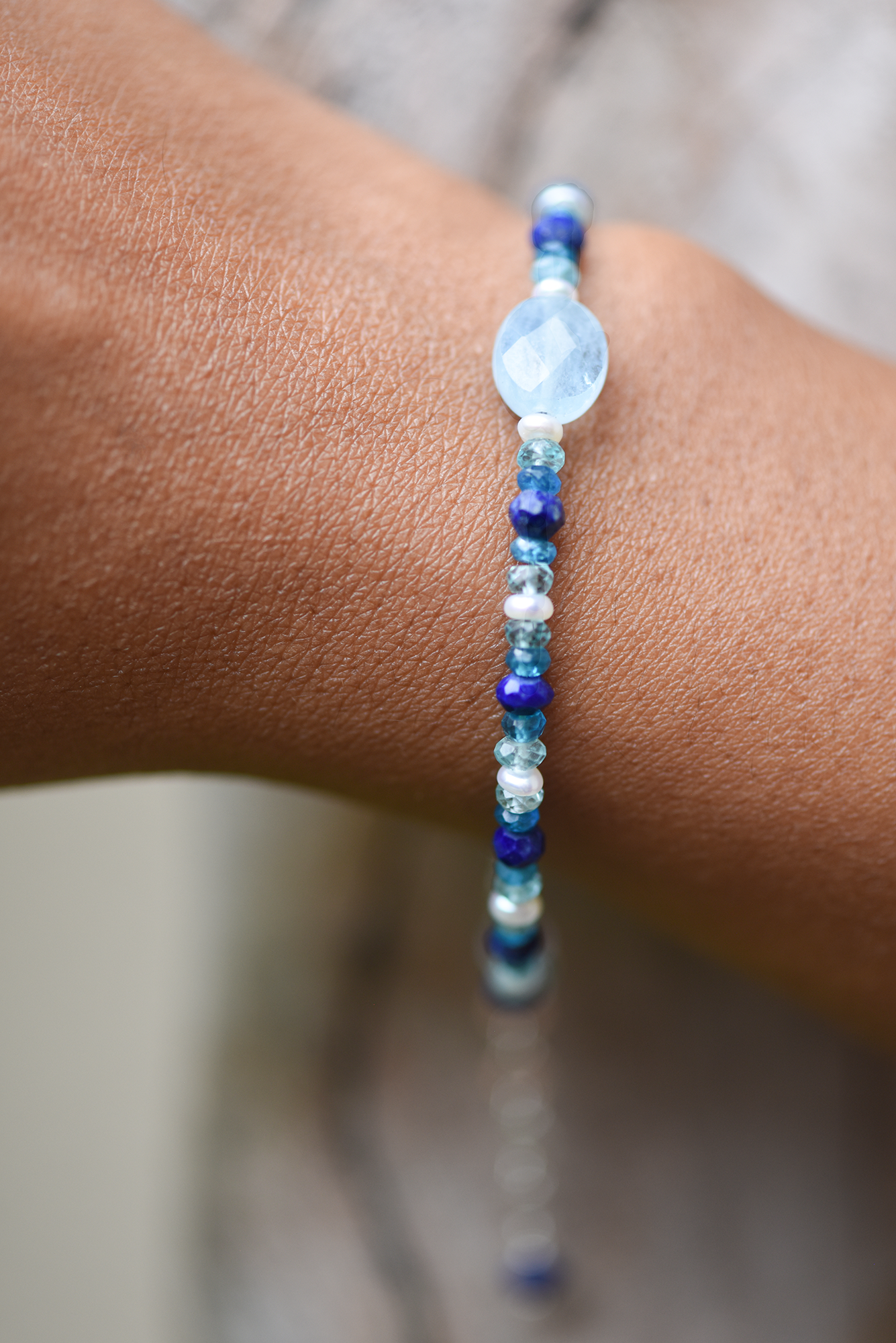 Quiet the Mind Silver Bracelet - Anna Michielan Jewelry
