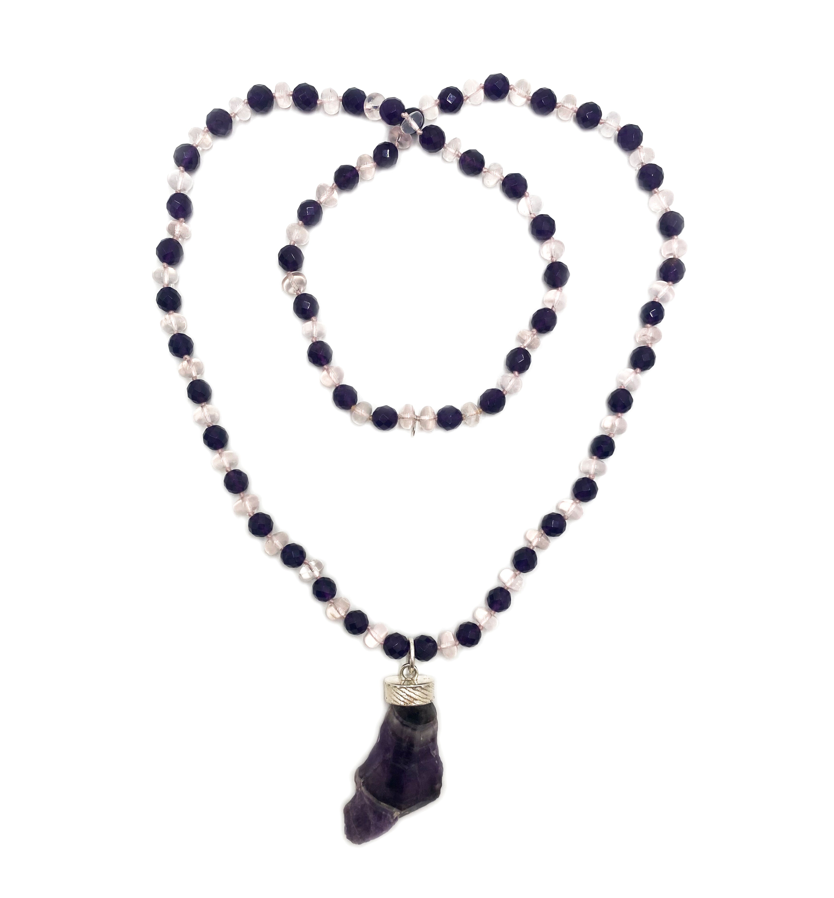 Natural Tranquilazer Mala Necklace - Anna Michielan Jewelry