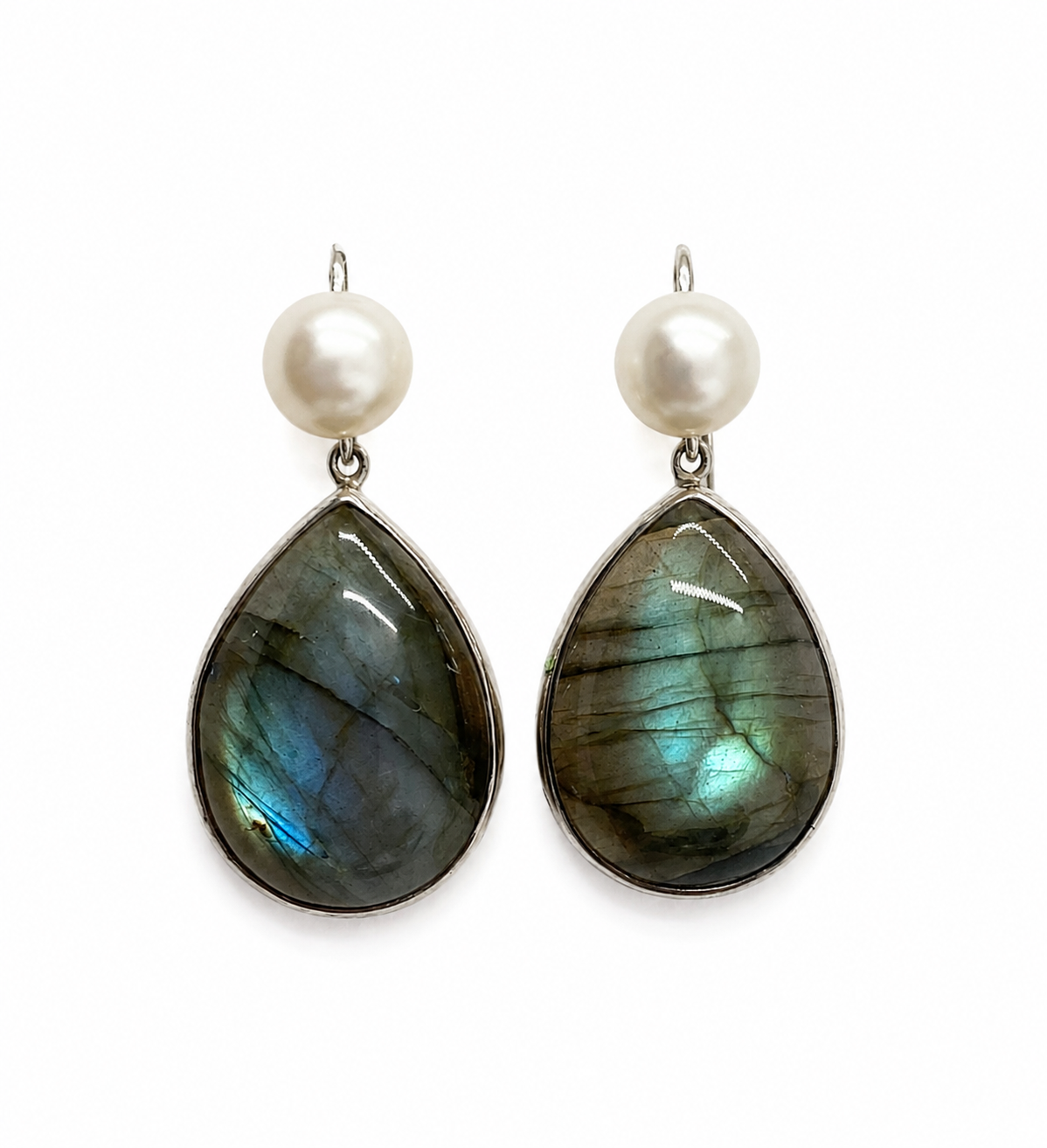 Stimulating Intuition Silver Earrings