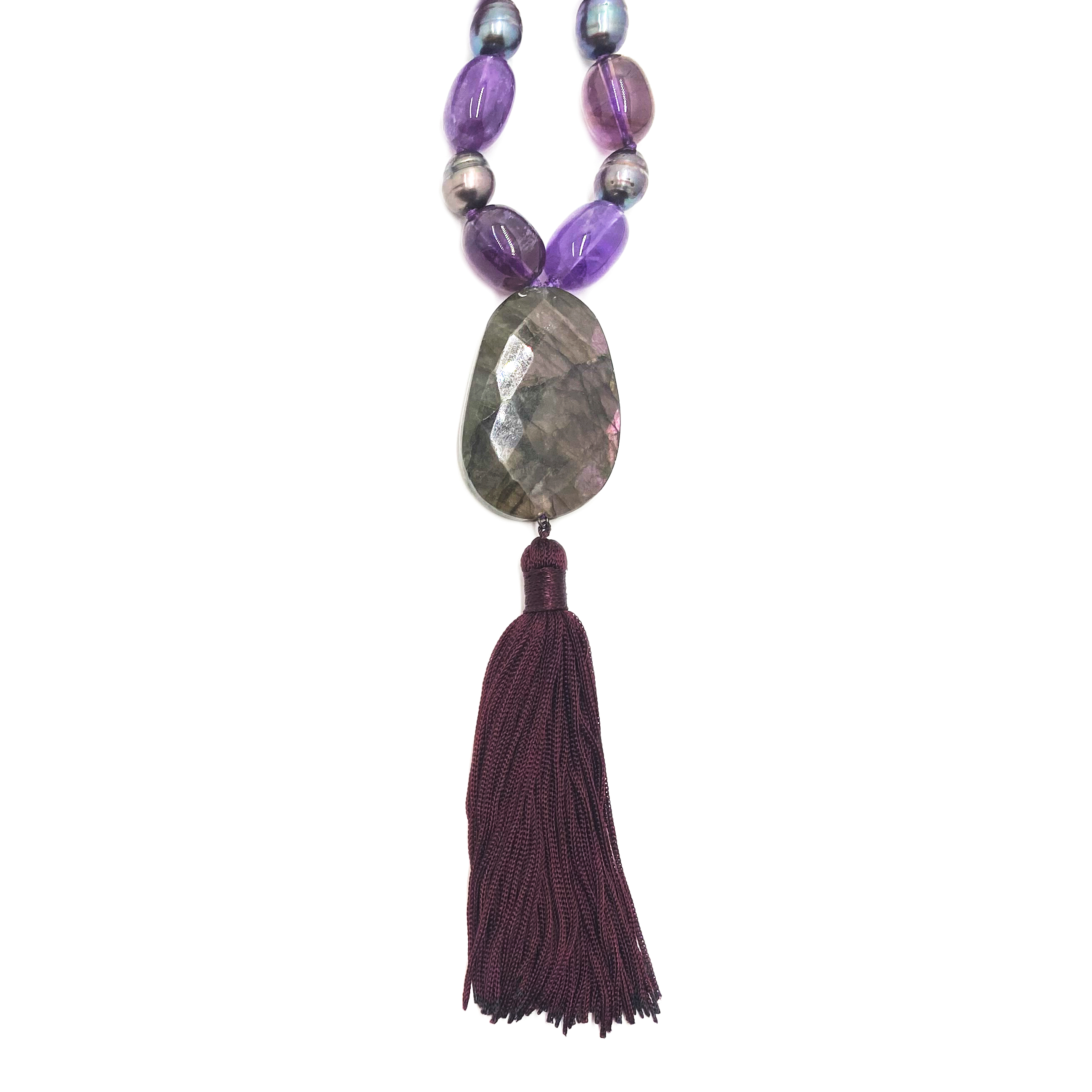 Raising Consciousness Long Necklace - Anna Michielan Jewelry
