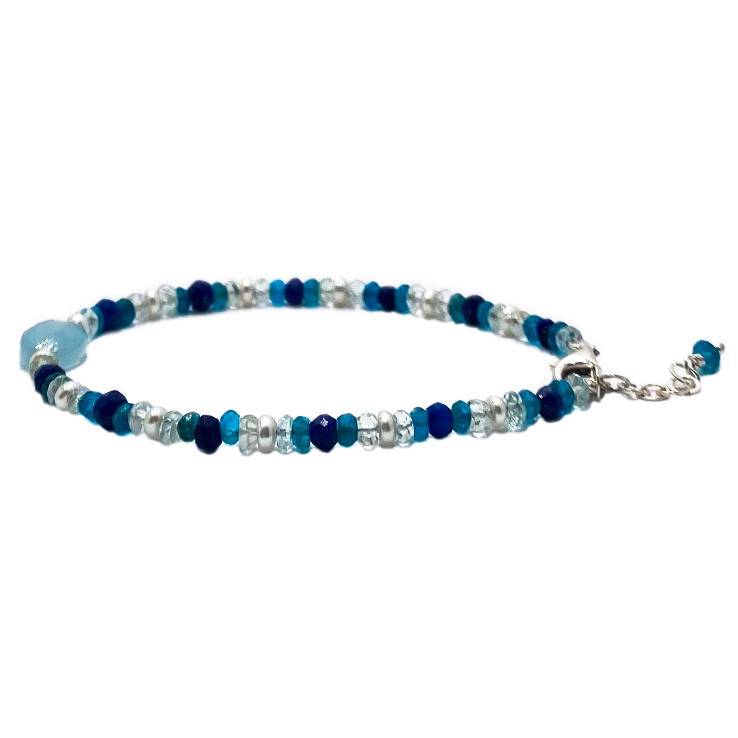 Quiet the Mind Silver Bracelet - Anna Michielan Jewelry