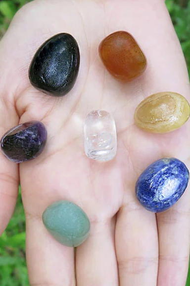Seven Chakra Stones Set - Anna Michielan Jewelry