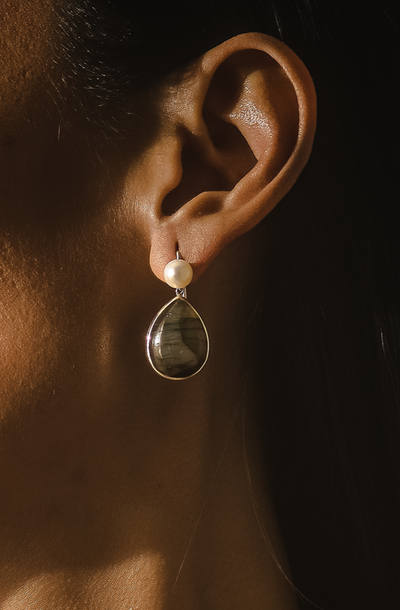 Stimulating Intuition Silver Earrings - Anna Michielan Jewelry