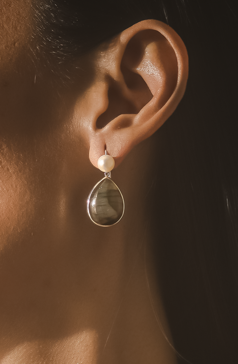 Stimulating Intuition Silver Earrings