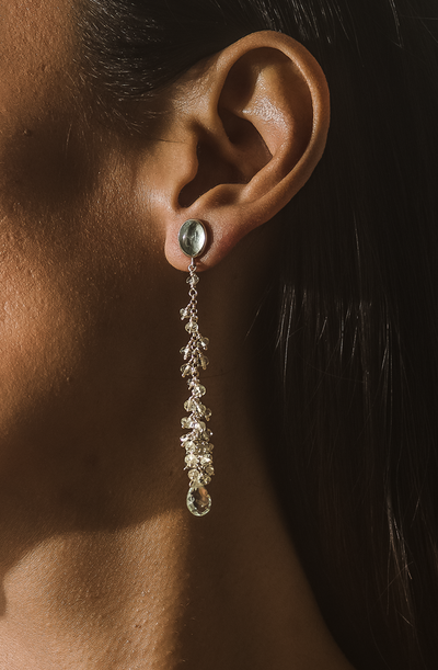 Calming Silver Earrings - Anna Michielan Jewelry