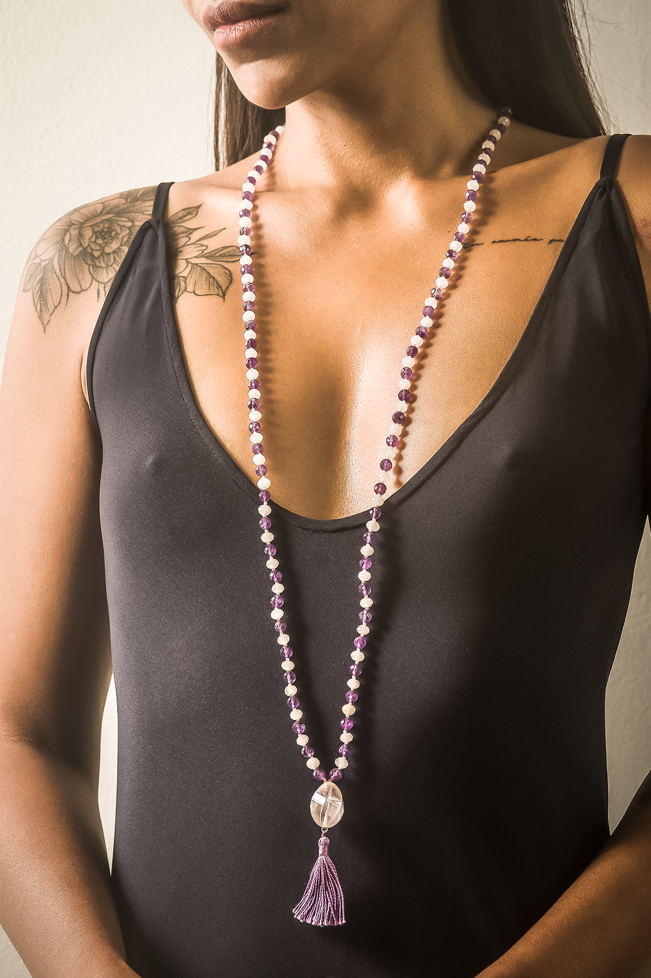 Infinity Peace Mala Necklace