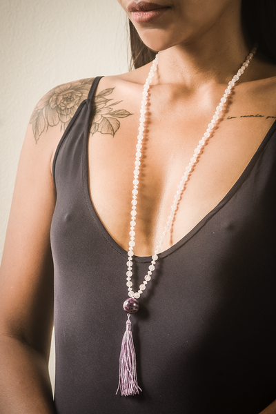 Activating of Heart Chakra Long Necklace - Anna Michielan Jewelry