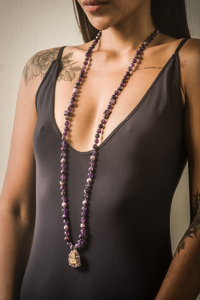 Spiritual Awakening Mala Necklace - Anna Michielan Jewelry