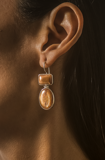 Good Fortune Silver Earrings - Anna Michielan Jewelry