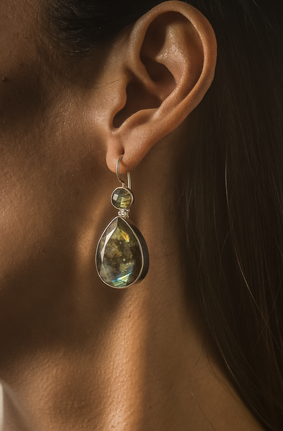 Stimulates Intuition Silver Earrings - Anna Michielan Jewelry
