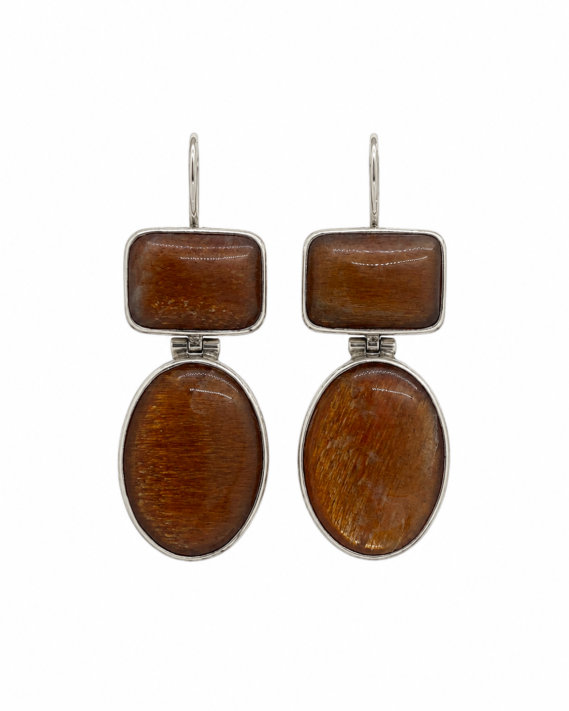 Good Fortune Silver Earrings