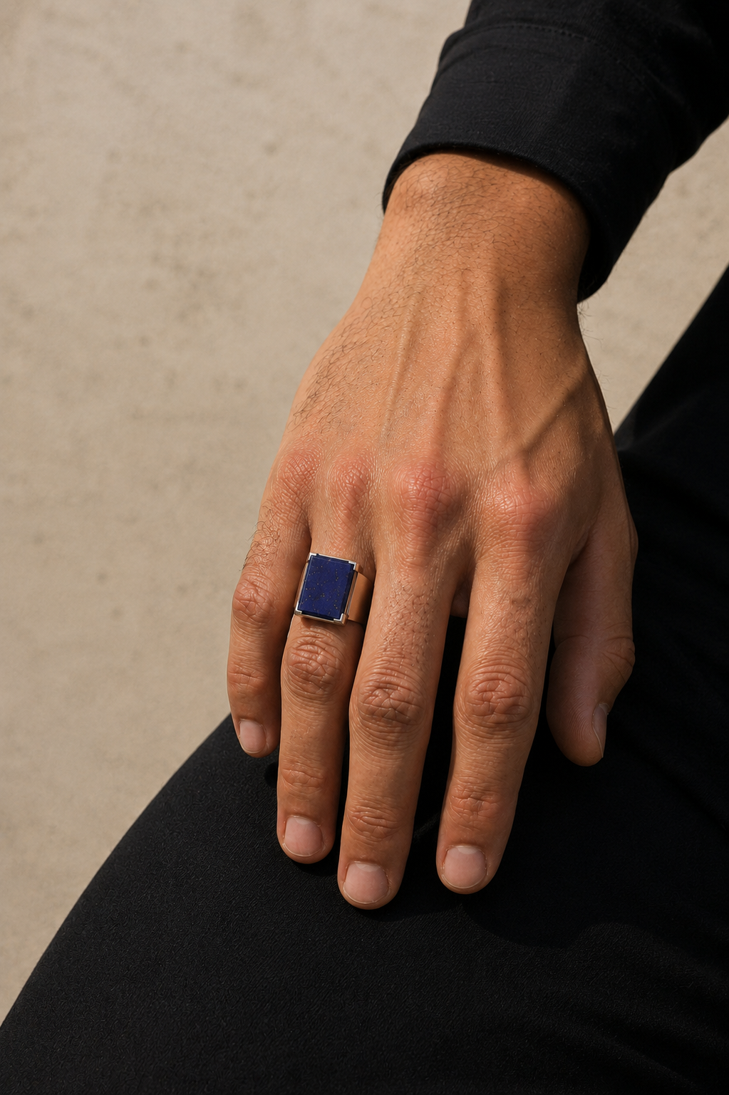 Lapis Lazuli Silver Ring