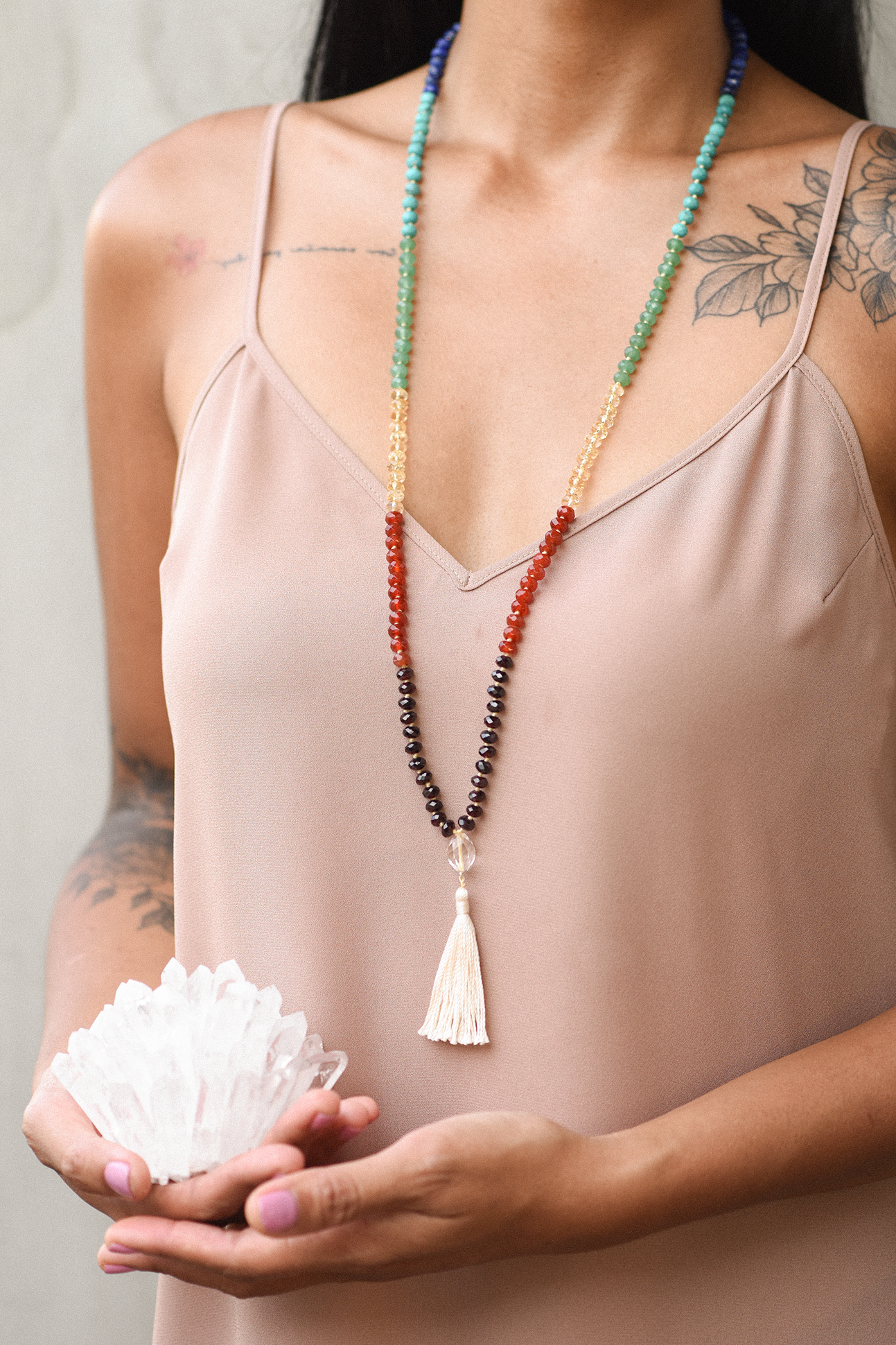 Supreme Mala Necklace - Anna Michielan Jewelry