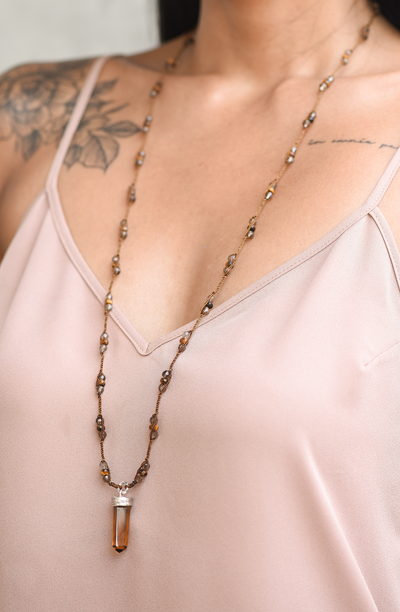 Energizing Long Necklace - Anna Michielan Jewelry