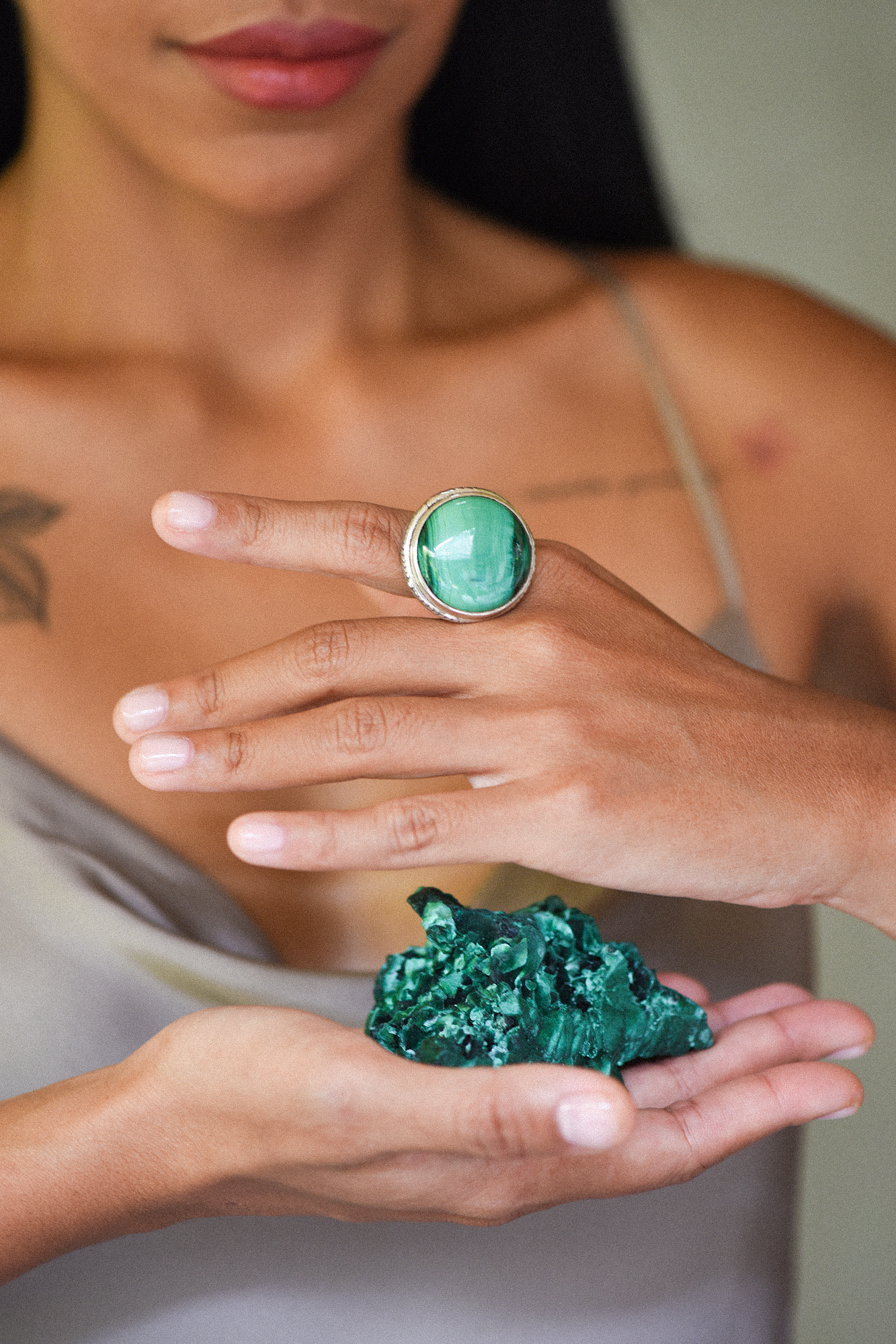 Spiritual Guidance Silver Ring - Anna Michielan Jewelry