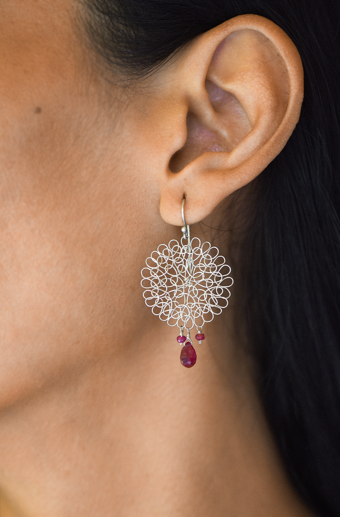 Passion Silver Earrings - Anna Michielan Jewelry