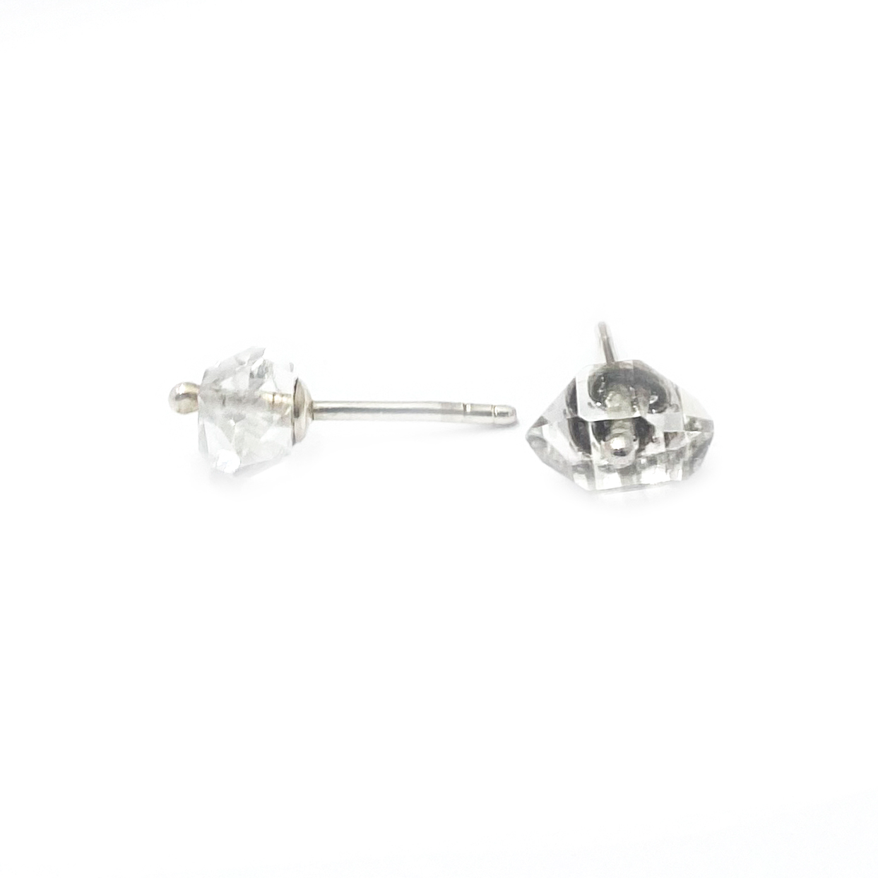 Clarity Stud Silver Earrings - Anna Michielan Jewelry