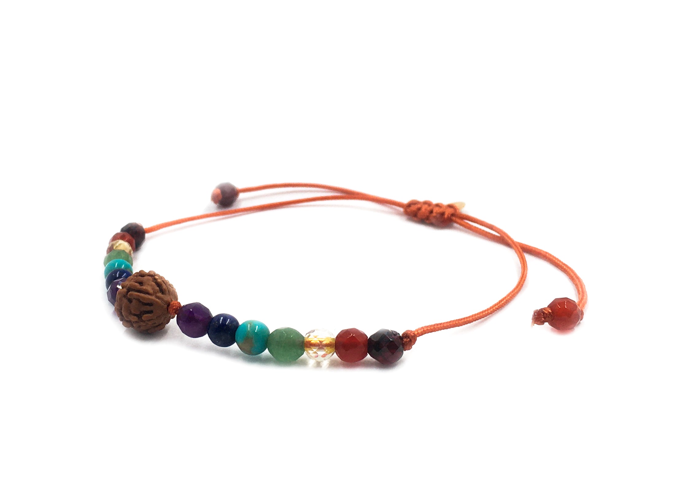 Seven Chakra String Bracelet 4mm - Anna Michielan Jewelry