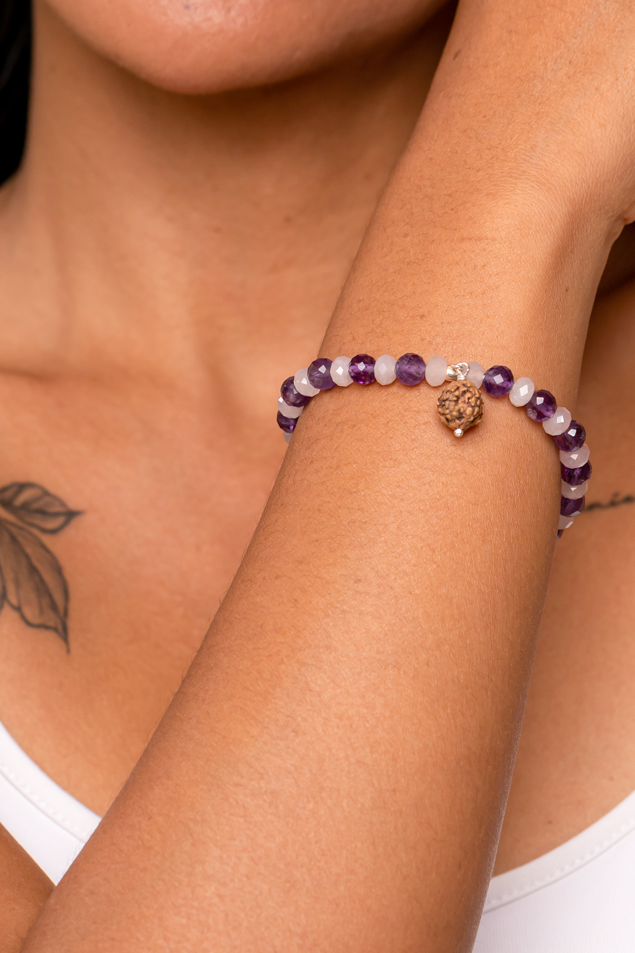 Infinite Peace Elastic Bracelet - Anna Michielan Jewelry