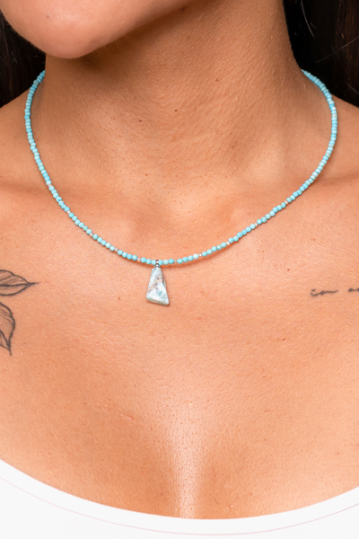 Love and Peace Short Necklace - Anna Michielan Jewelry