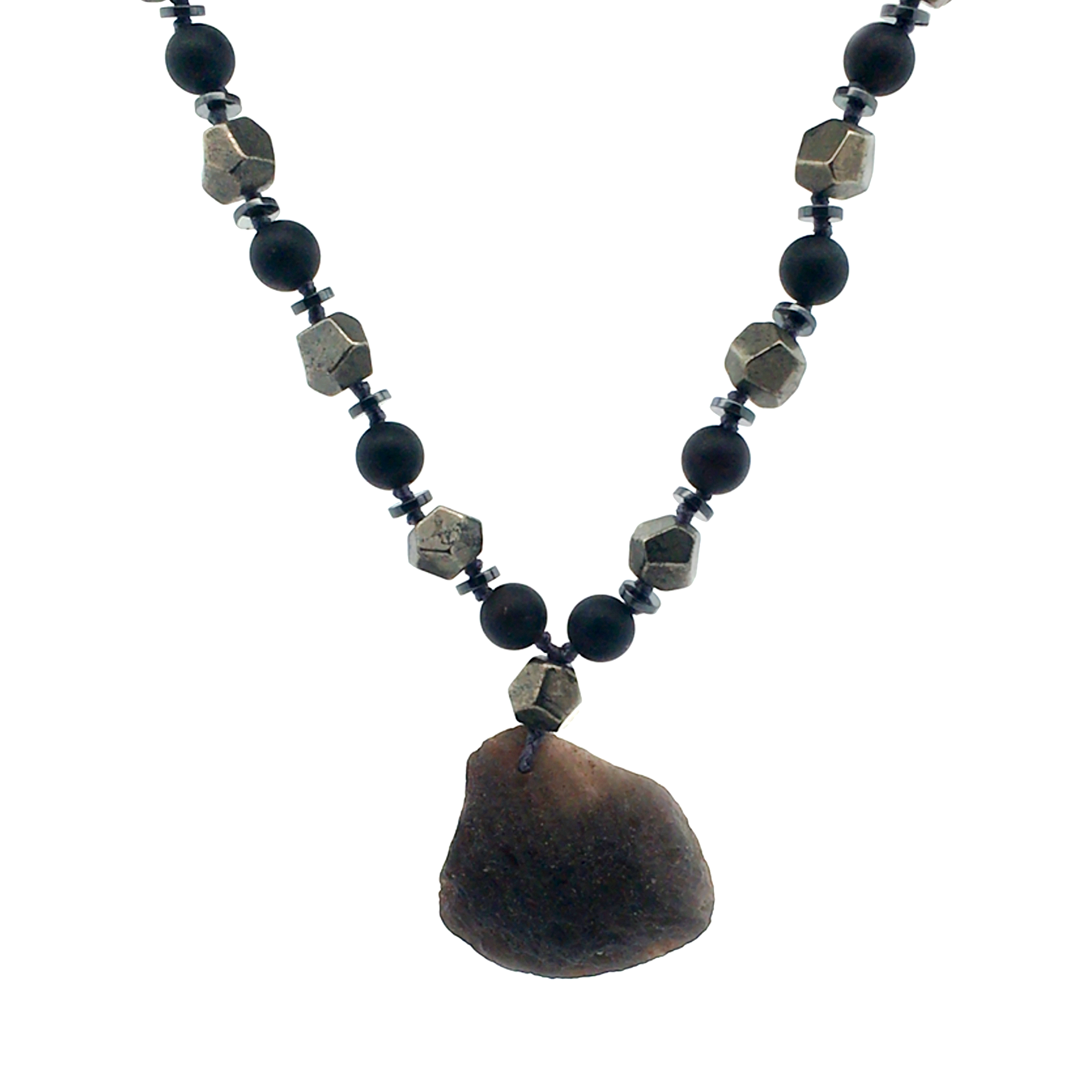 Power and Protection Long Necklace - Anna Michielan Jewelry