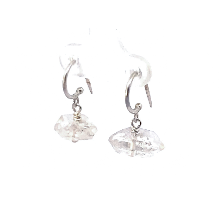 Clarity Wirehook Silver Earrings - Anna Michielan Jewelry