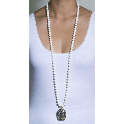 Protective Ganesh Mala Necklace - Anna Michielan Jewelry